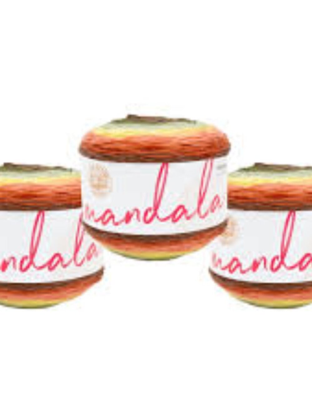 Lion Brand Mandala 3-weight Yarn - Sandman - 3-Cake Pack